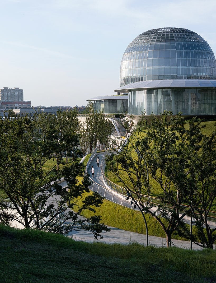 ma yansong on MAD's first transit-oriented project, a 'train station in the forest' in jiaxing