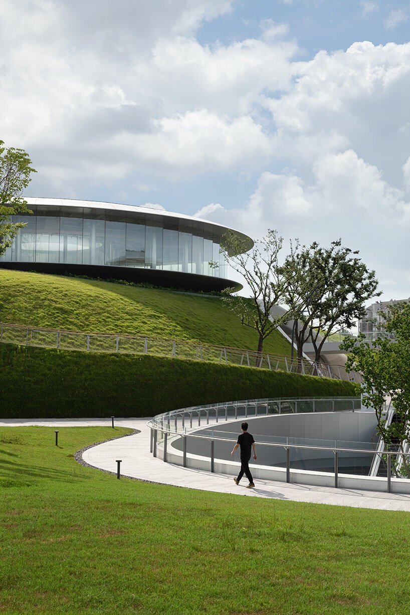 ma yansong on MAD's first transit-oriented project, a 'train station in the forest' in jiaxing