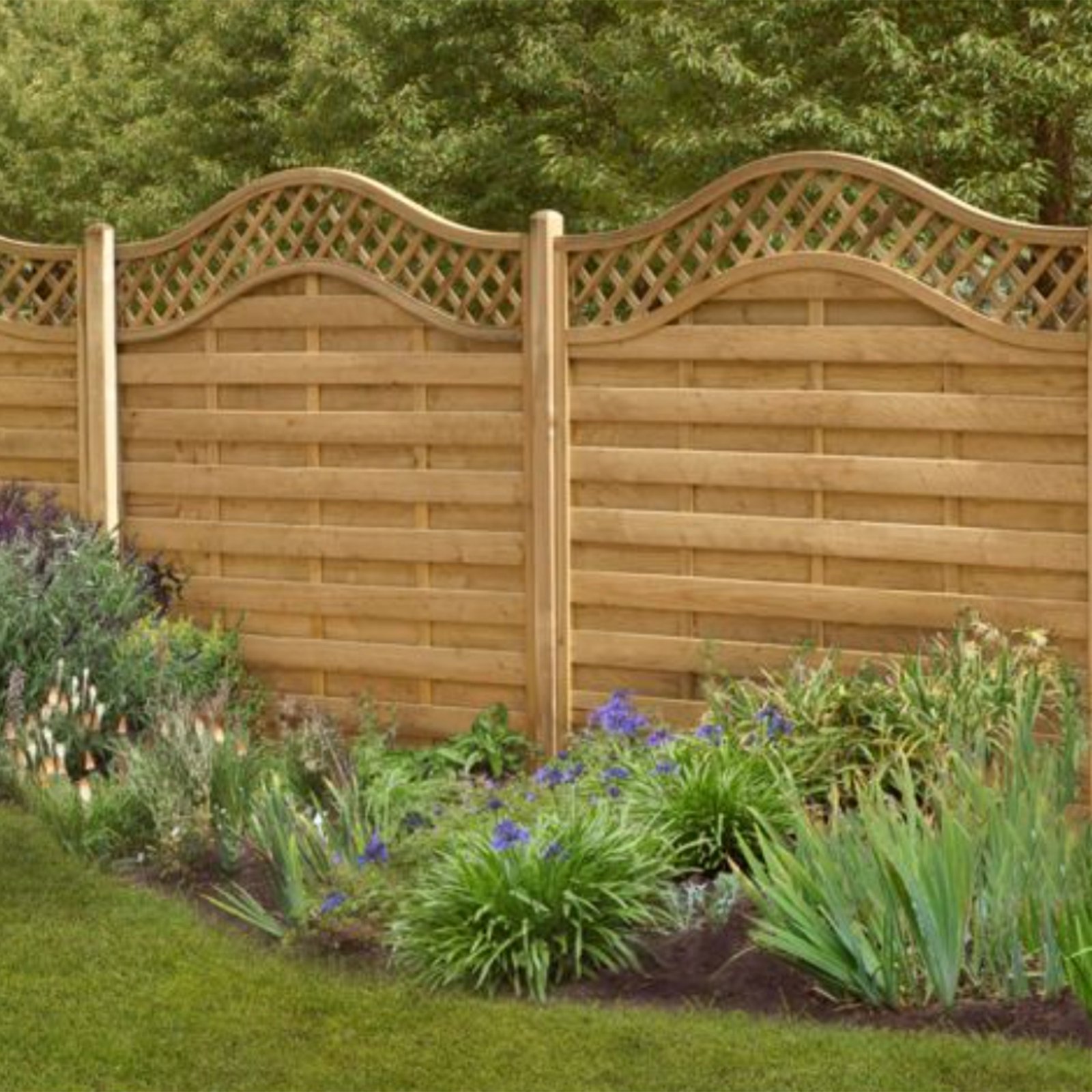 Forest 6' x 6' Paloma Decorative Fence Panel (Europa Prague)