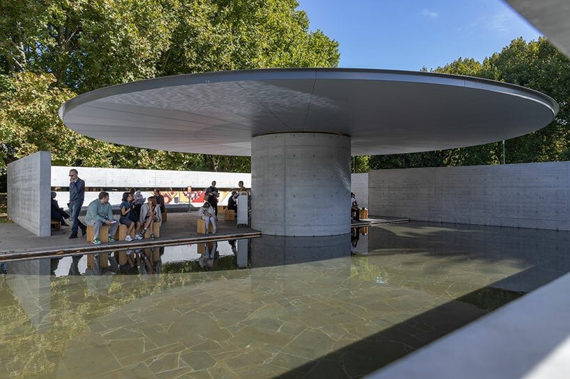 explore tadao ando's MPavilion 10 in melbourne through the lens of danica o. kus