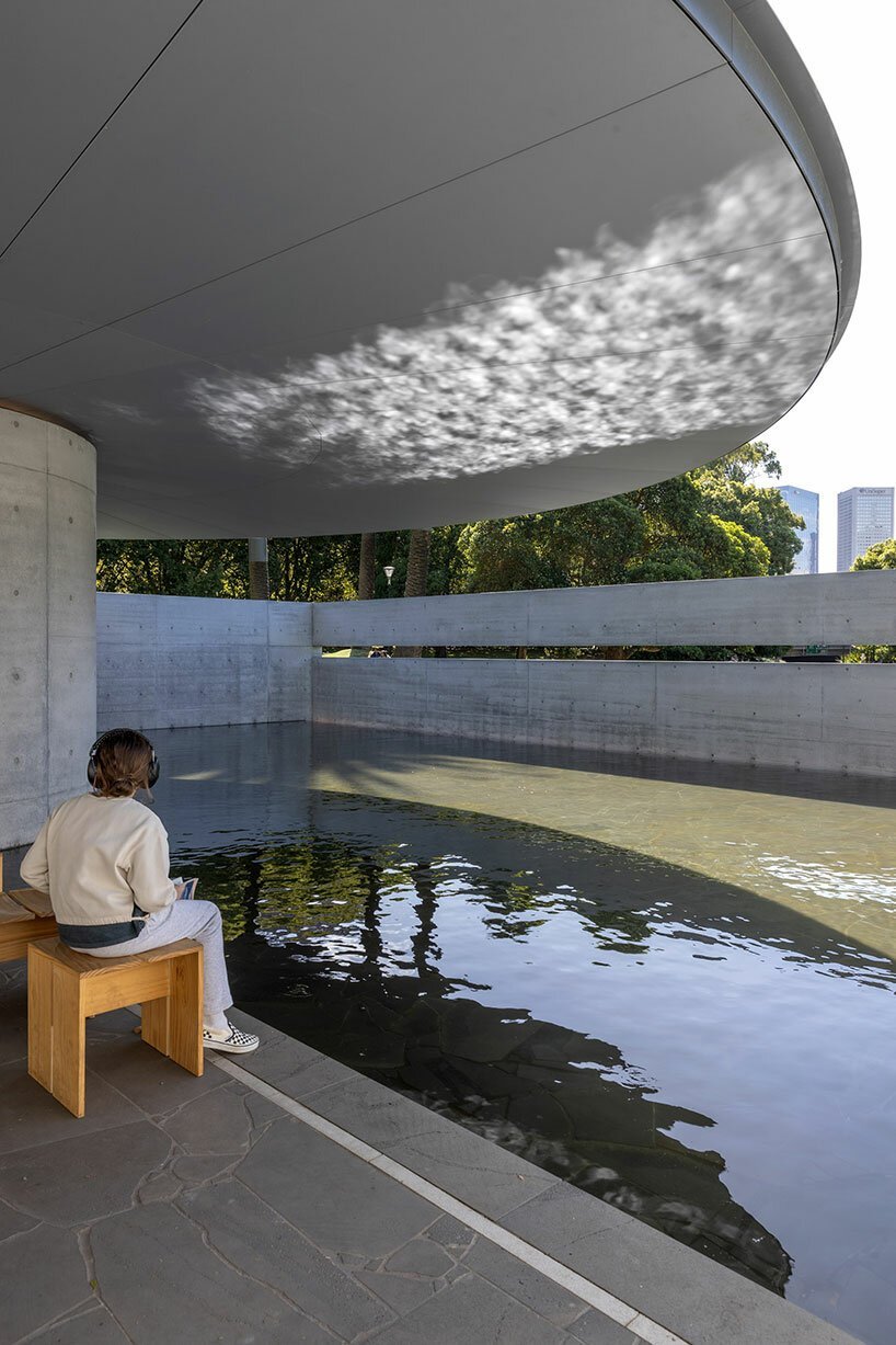 explore tadao ando's MPavilion 10 in melbourne through the lens of danica o. kus