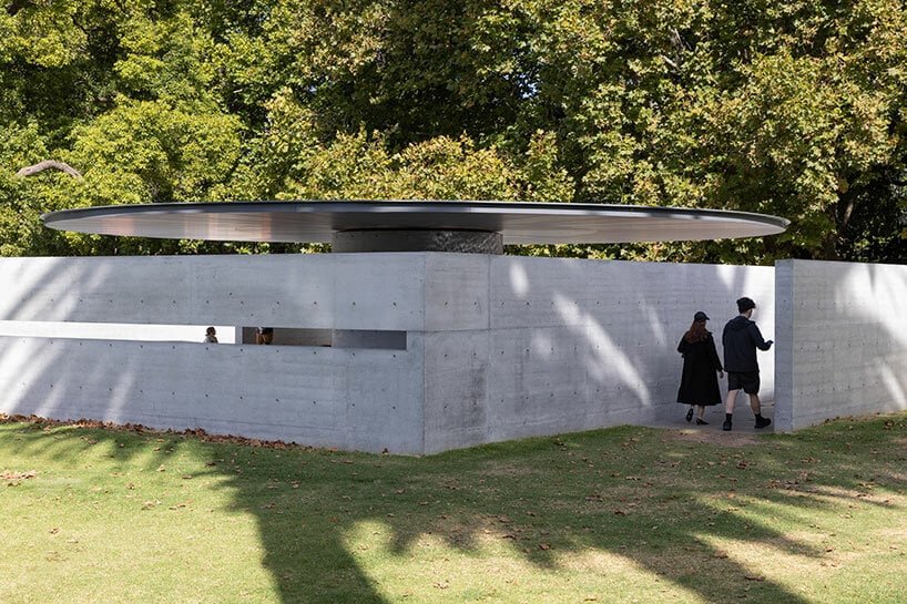 explore tadao ando's MPavilion 10 in melbourne through the lens of danica o. kus