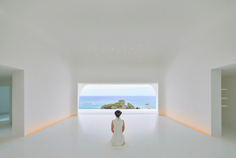 mariko mori on yuputira house, her coral-shaped residence in coastal japan