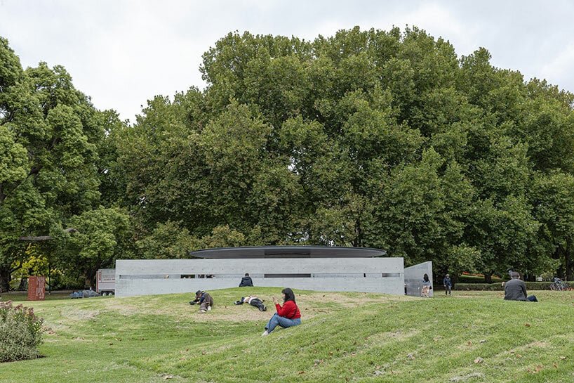 explore tadao ando's MPavilion 10 in melbourne through the lens of danica o. kus