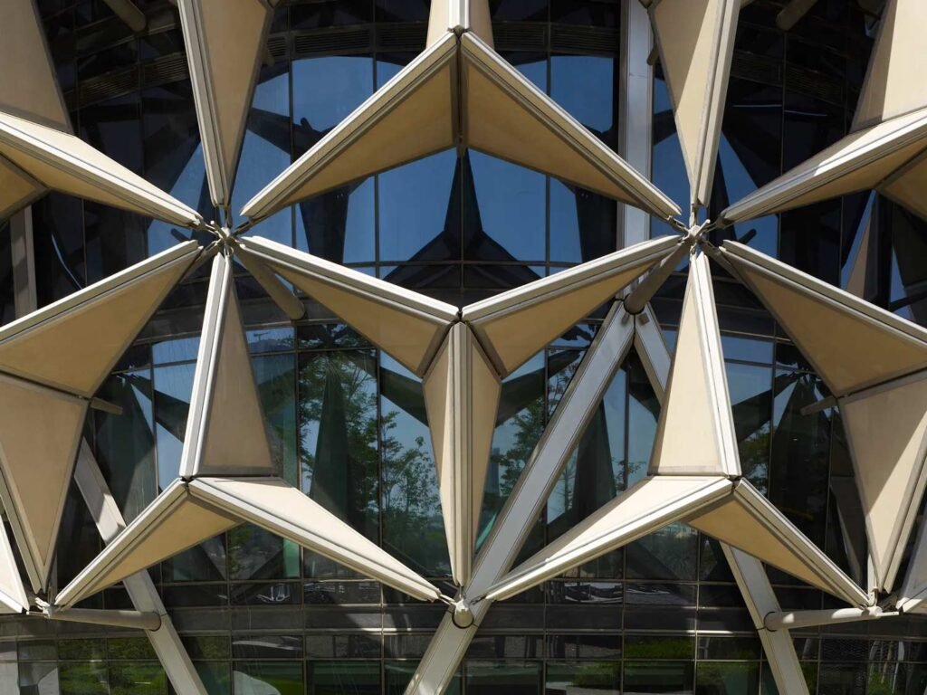 Parametric Facade Design: Balancing Aesthetic Innovation and Environmental Performance 3 Al Bahar Towers Responsive Facade