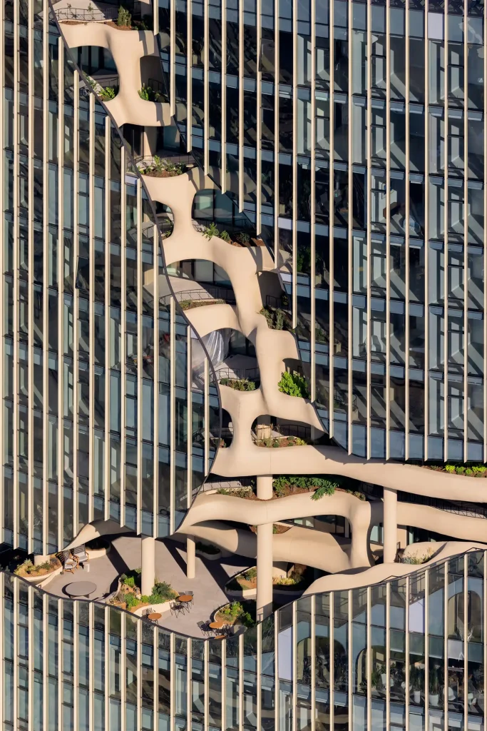 MAD Architects Unveils New Building with Canyon-Like Crack Facade in Denver 5 One River North 3
