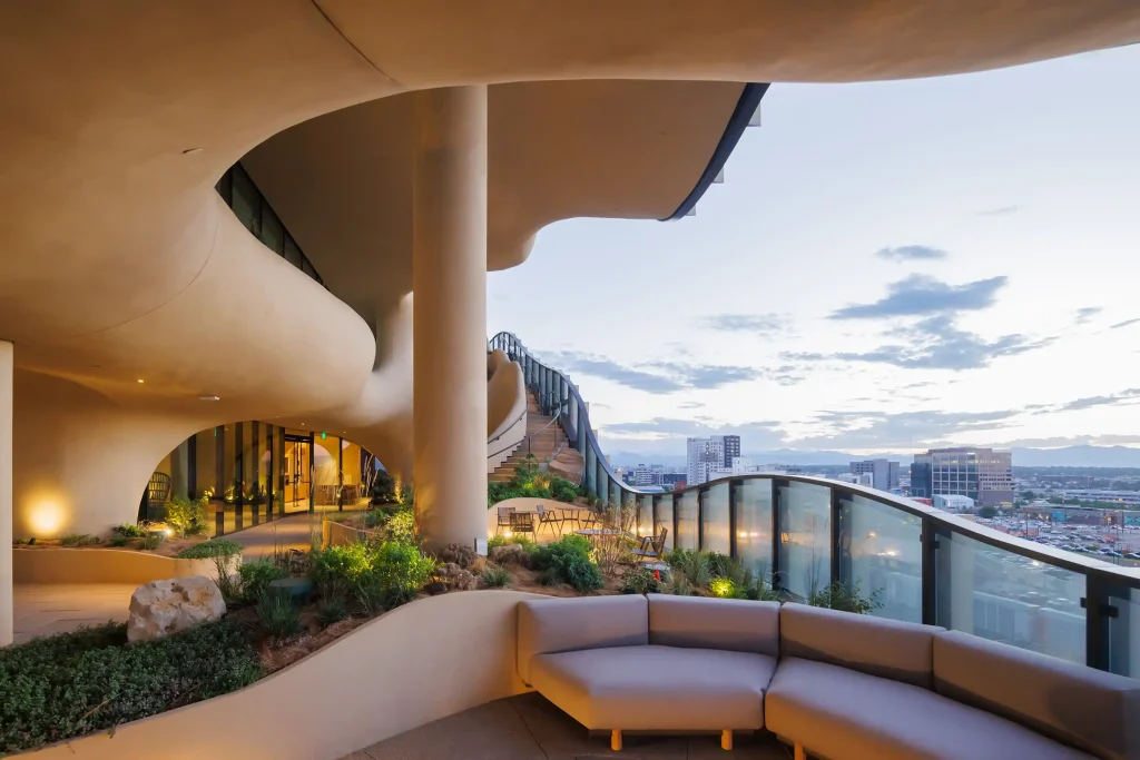 MAD Architects Unveils New Building with Canyon-Like Crack Facade in Denver 3 One River North 8