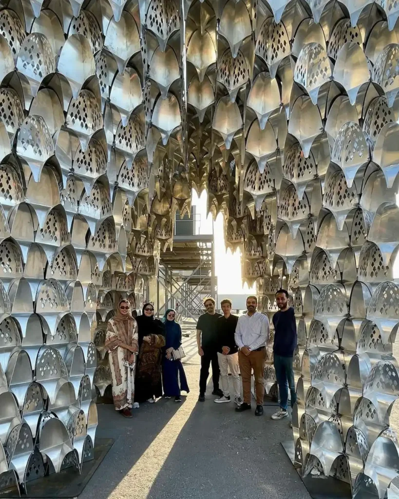 the iwan pavilion fuses traditional 7