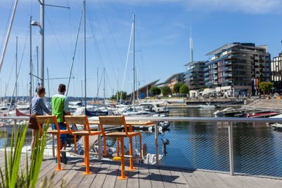 Akerbrygge april