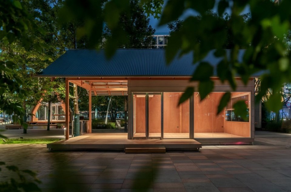 OoEli International Block Renewal Slow Flash Park Project by Kong Architects