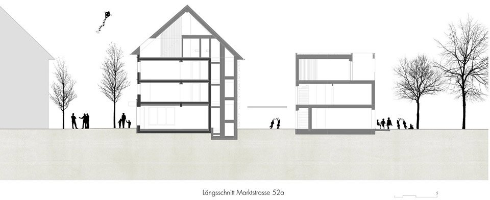Market Street 52 and 52a by MWArchitekten