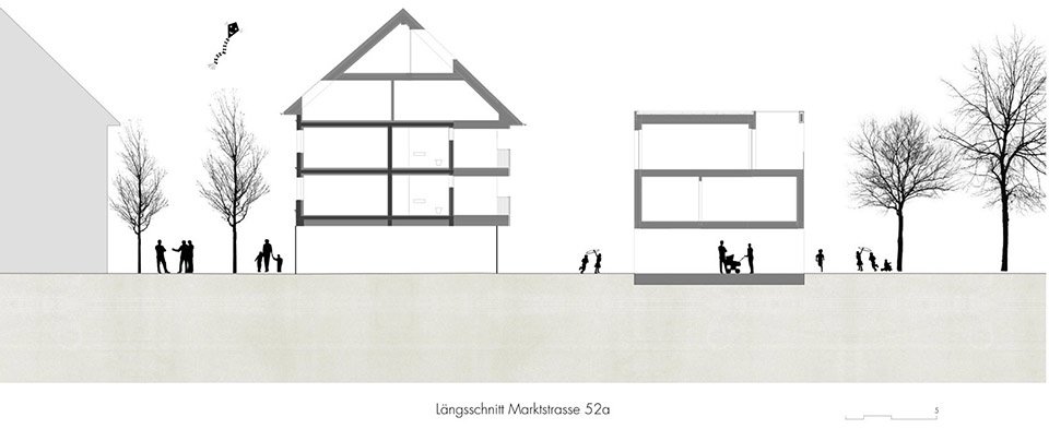 Market Street 52 and 52a by MWArchitekten