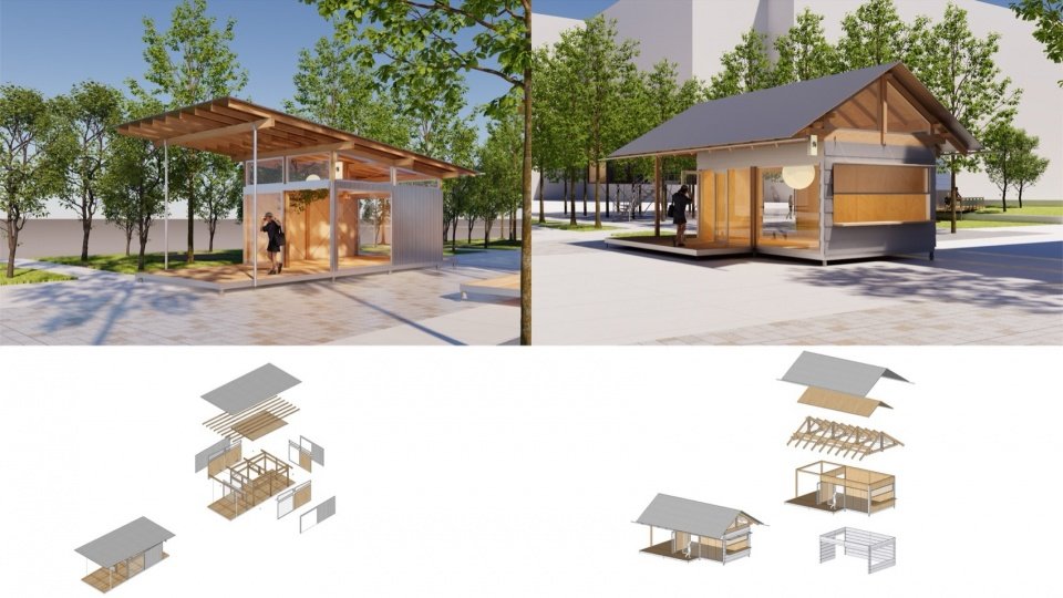 OoEli International Block Renewal Slow Flash Park Project by Kong Architects