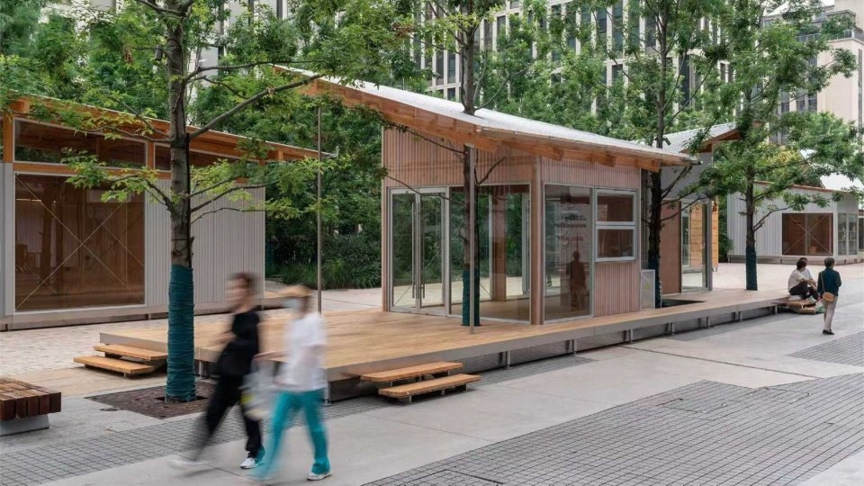 OoEli International Block Renewal Slow Flash Park Project by Kong Architects mnd
