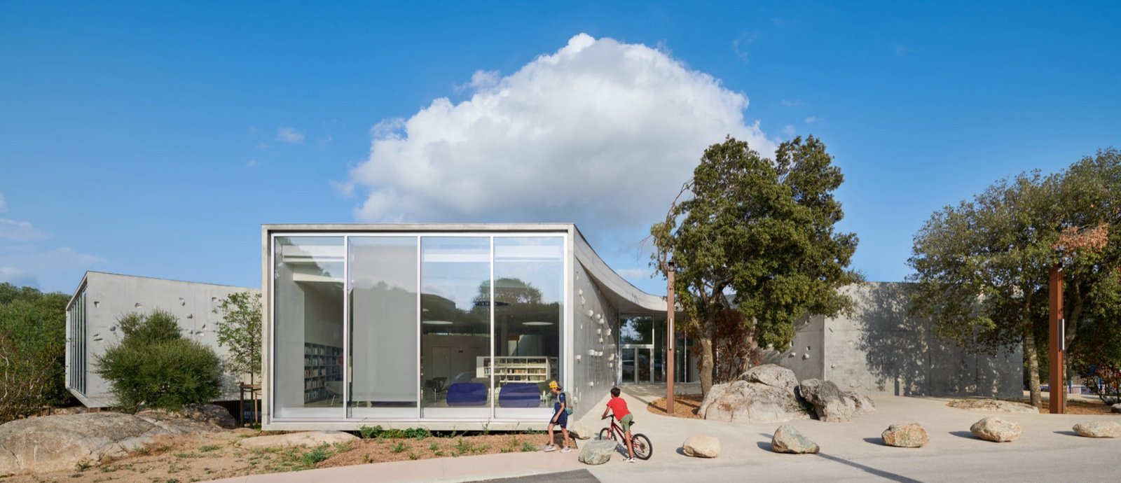 Animu Media Library in Porto Vecchio by Dominique Coulon