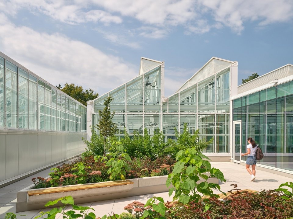 mcmaster university life sciences building and greenhouse by moriyama teshima architects