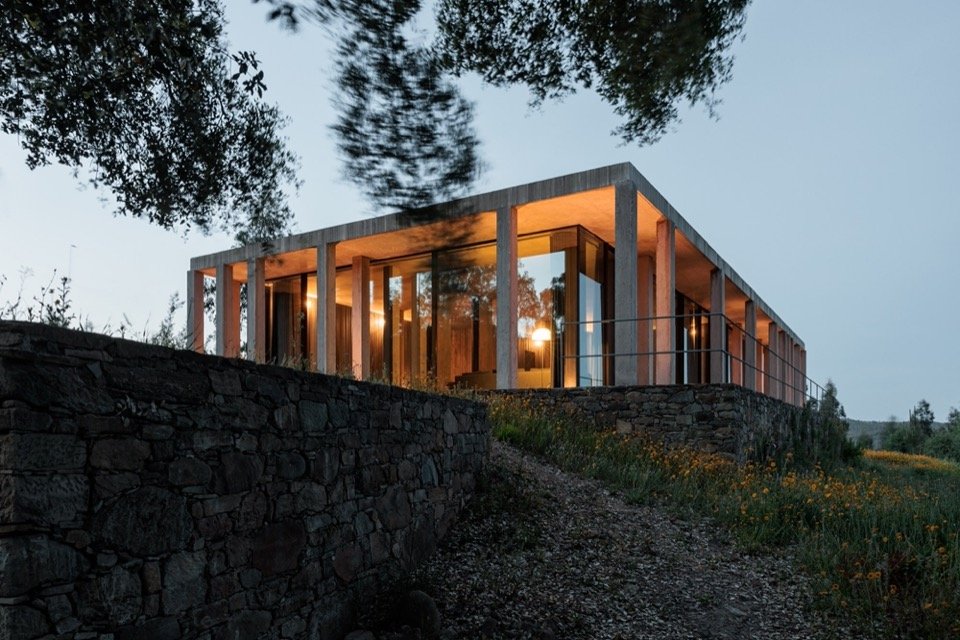 House at dusk/house at dusk