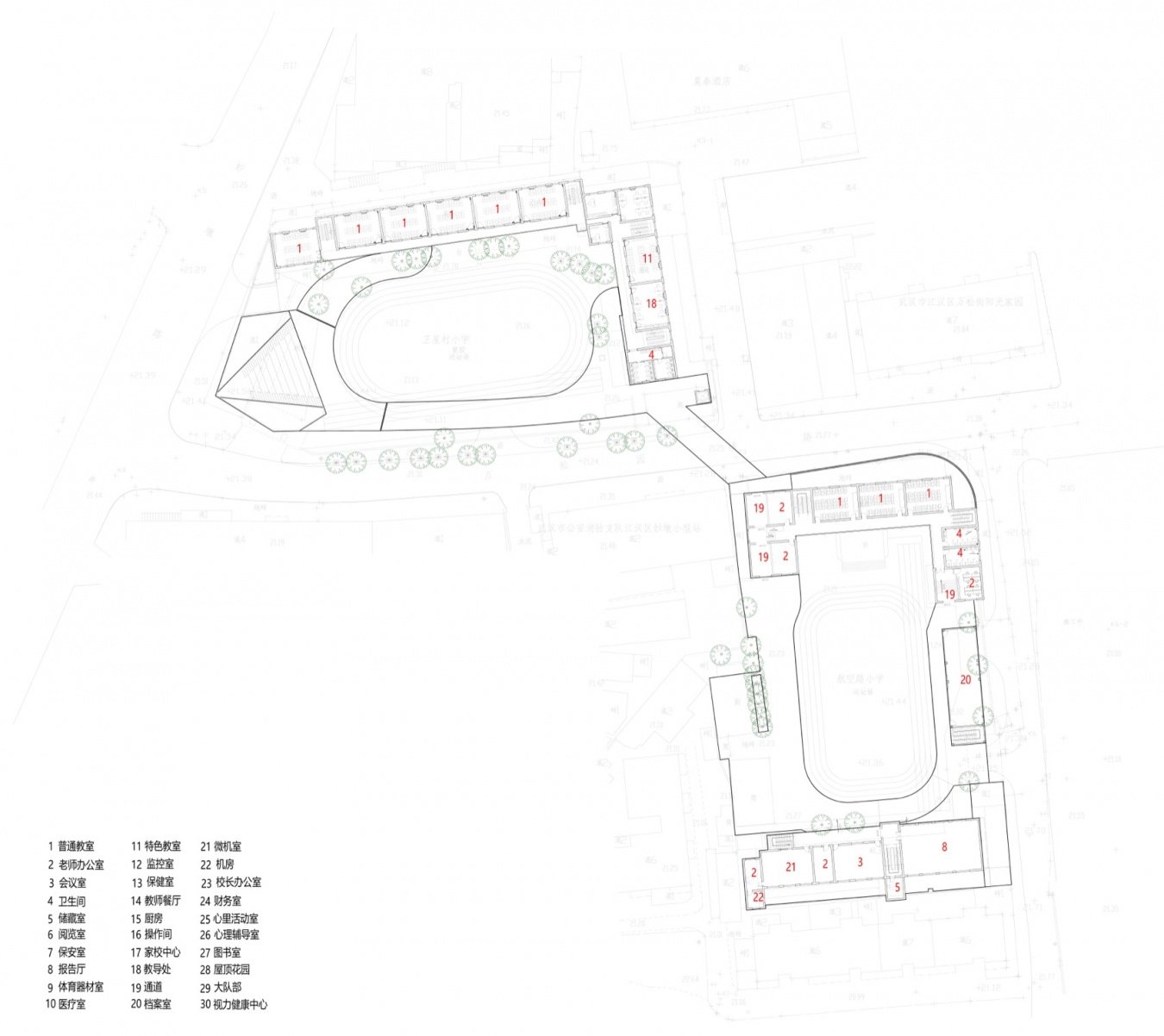改造后平面（2） / Renovation plan 2