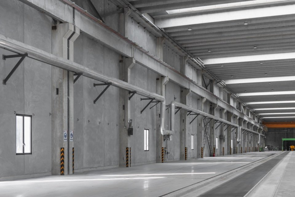 预制混凝土框架与外墙 / Precast concrete frame and exterior wall