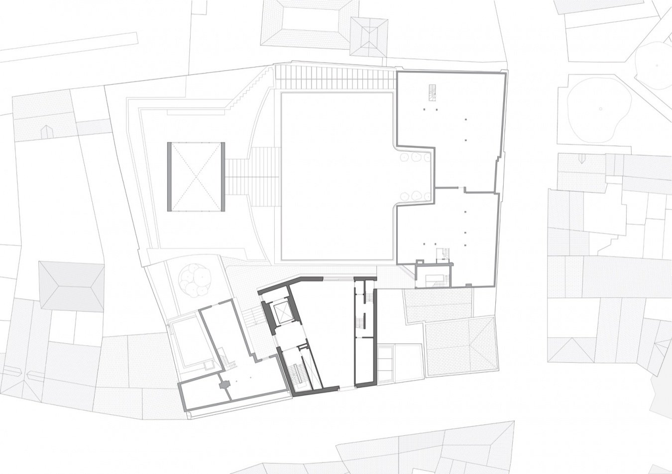 四层平面图,Third floor plan