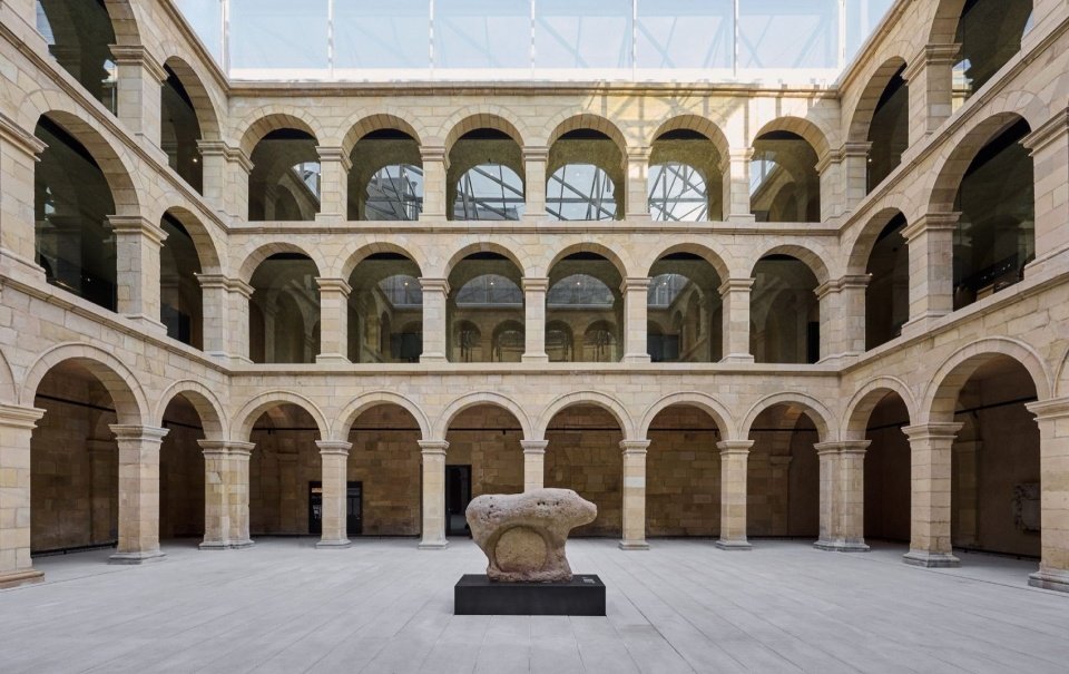Renovated cloister courtyard, Renovated cloister courtyard