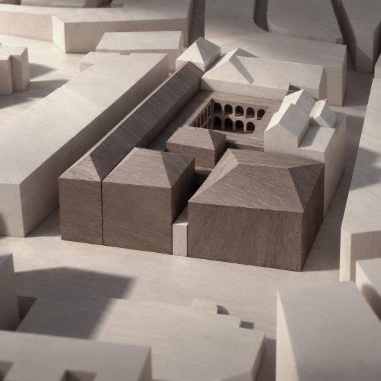 Model of the building complex