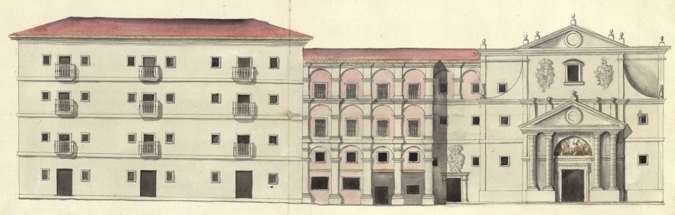 Historic elevation, 1771