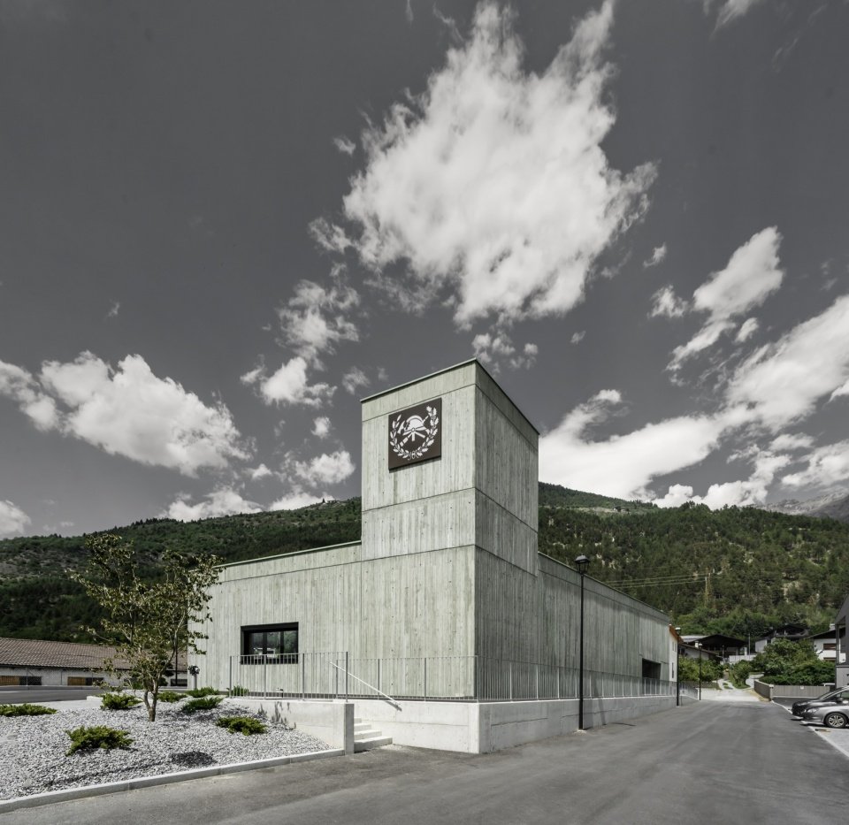 Hose tower and entrance/Hose tower and entrance