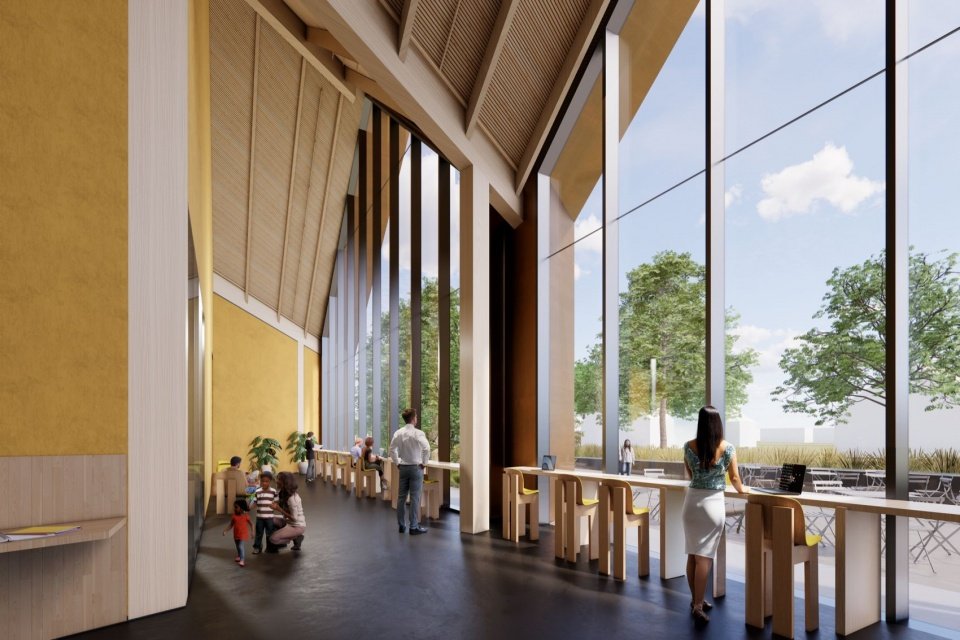 Interior porches
