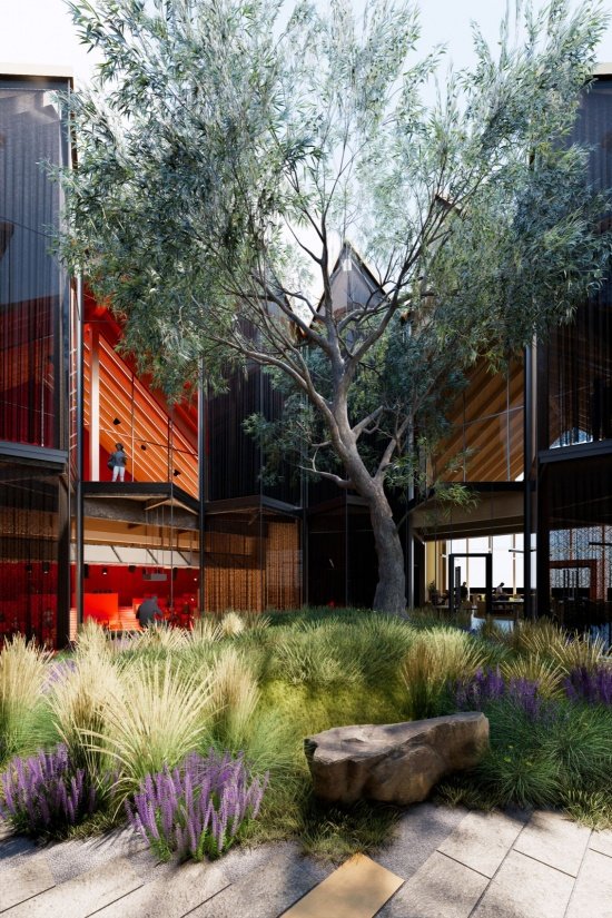 Courtyard landscape/Courtyard landscape