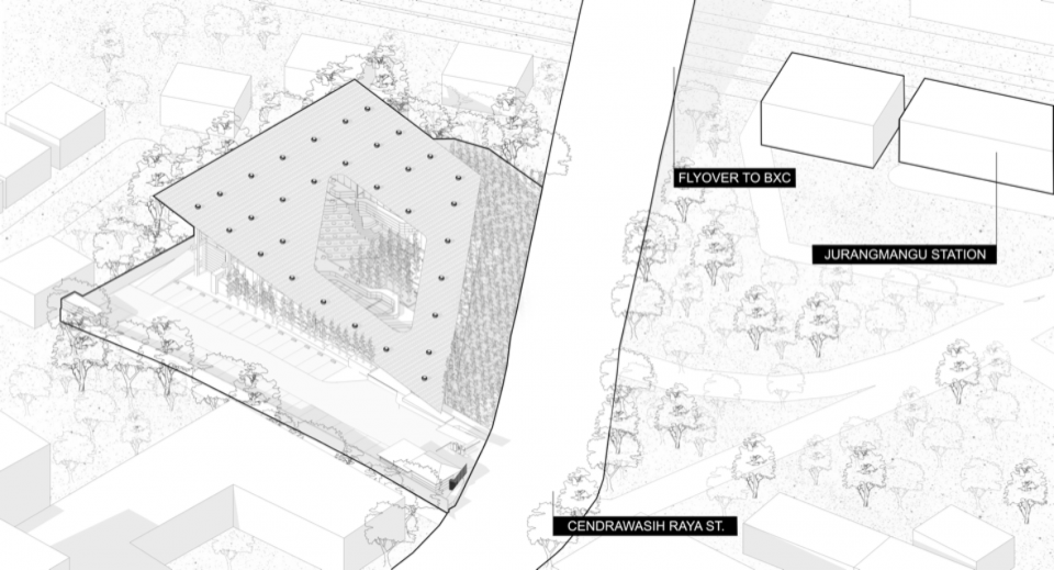 Site axonometric