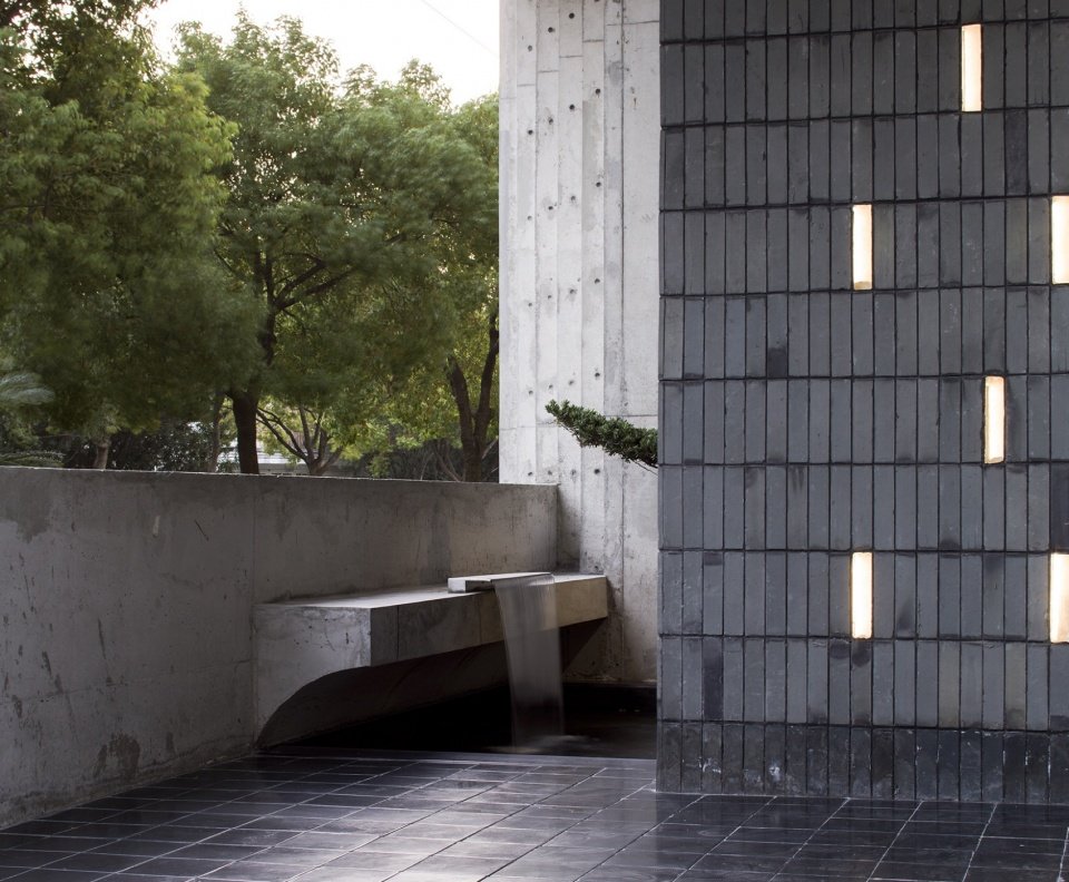 A corner of the courtyard