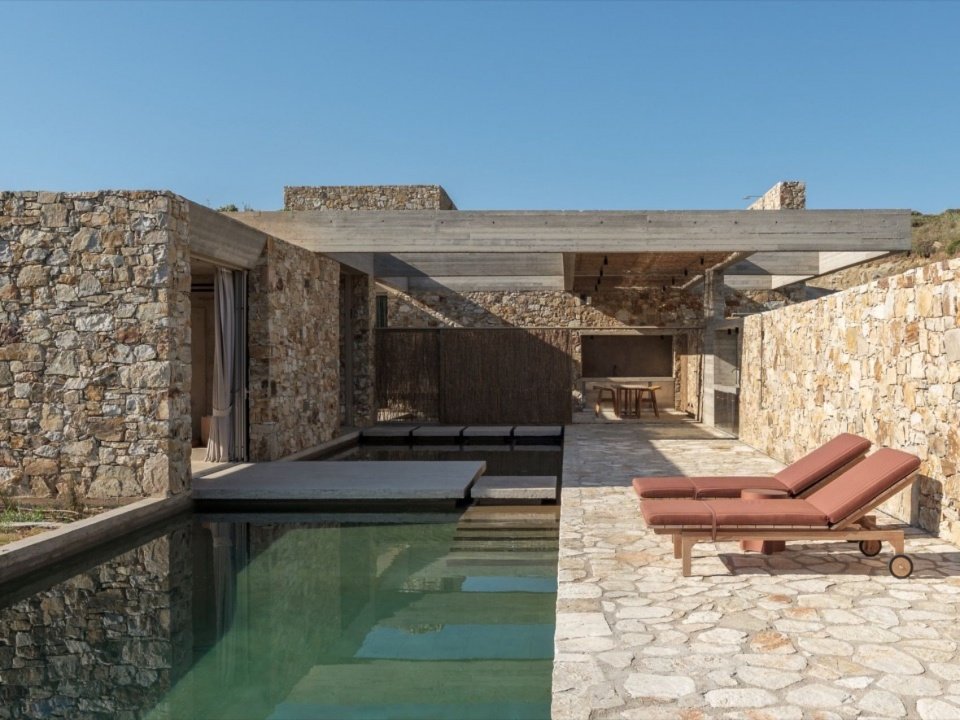 Terrace beside the pool/Terrace beside the pool