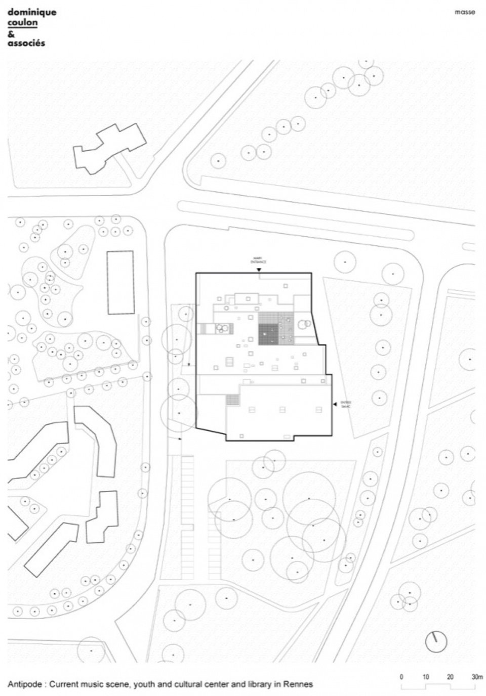 General floor plan, Site plan
