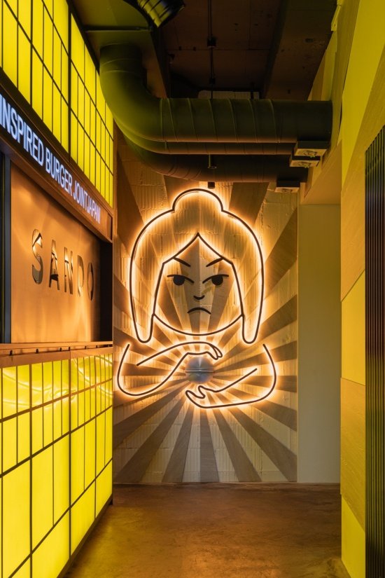 The neon brand mascot/The neon brand mascot