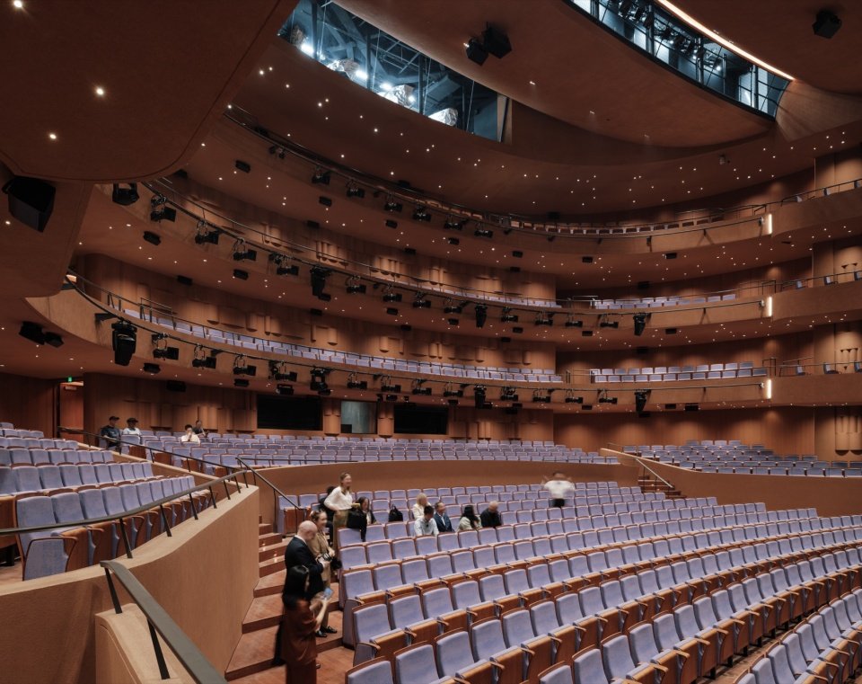 申厅观众席细节,Seating details in Soar Theatre
