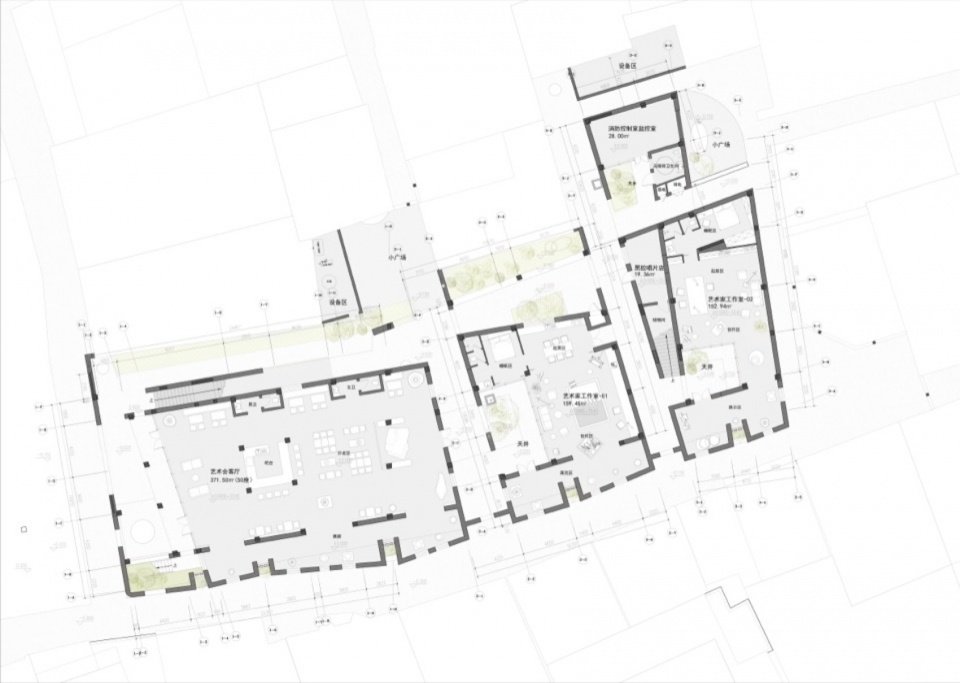 南昌会馆首层平面图 / Ground-Floor Plan of Nanchang Guild Hall